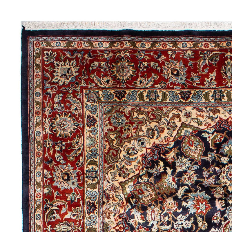 Dywan perski - Keshan - 299 x 205 cm - ciemnoniebieski