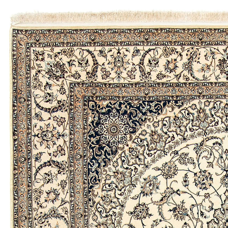 Dywan perski - Nain - Premium - 306 x 203 cm - beżowy