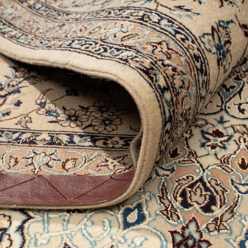 Dywan perski - Nain - Premium - 306 x 203 cm - beżowy