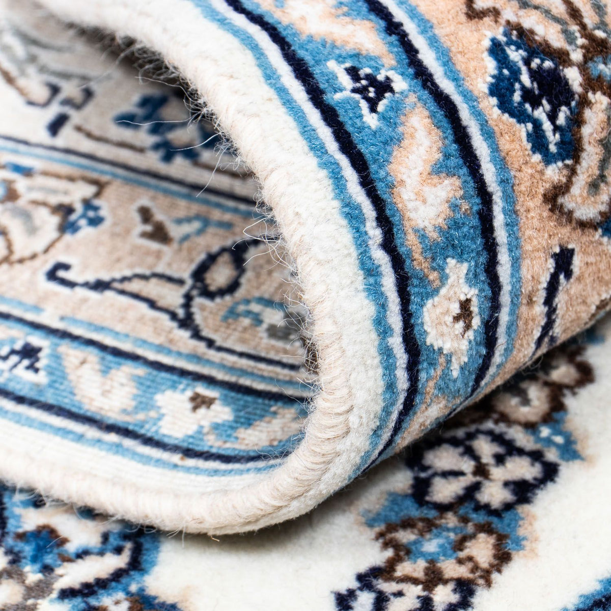 Dywan perski - Nain - Królewski - 293 x 195 cm - beżowy