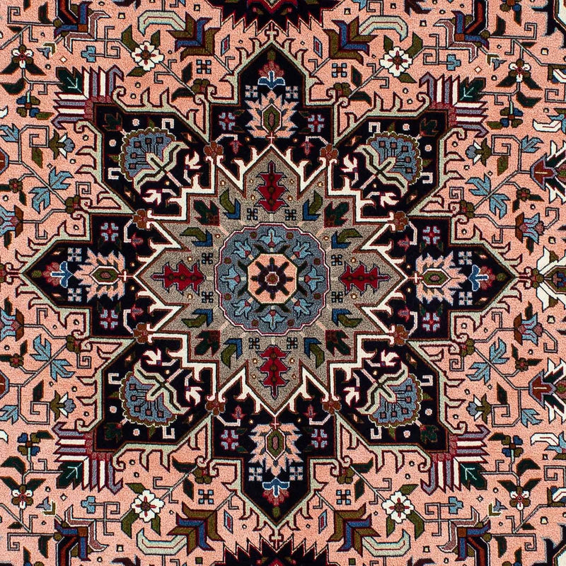 Dywan perski - Tabriz - Premium - 202 x 147 cm - jasna czerwień