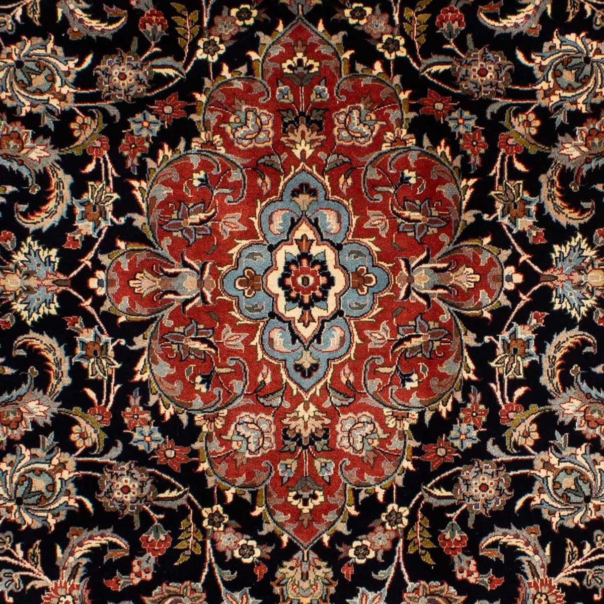 Dywan perski - Klasyczny - 292 x 203 cm - ciemnoniebieski