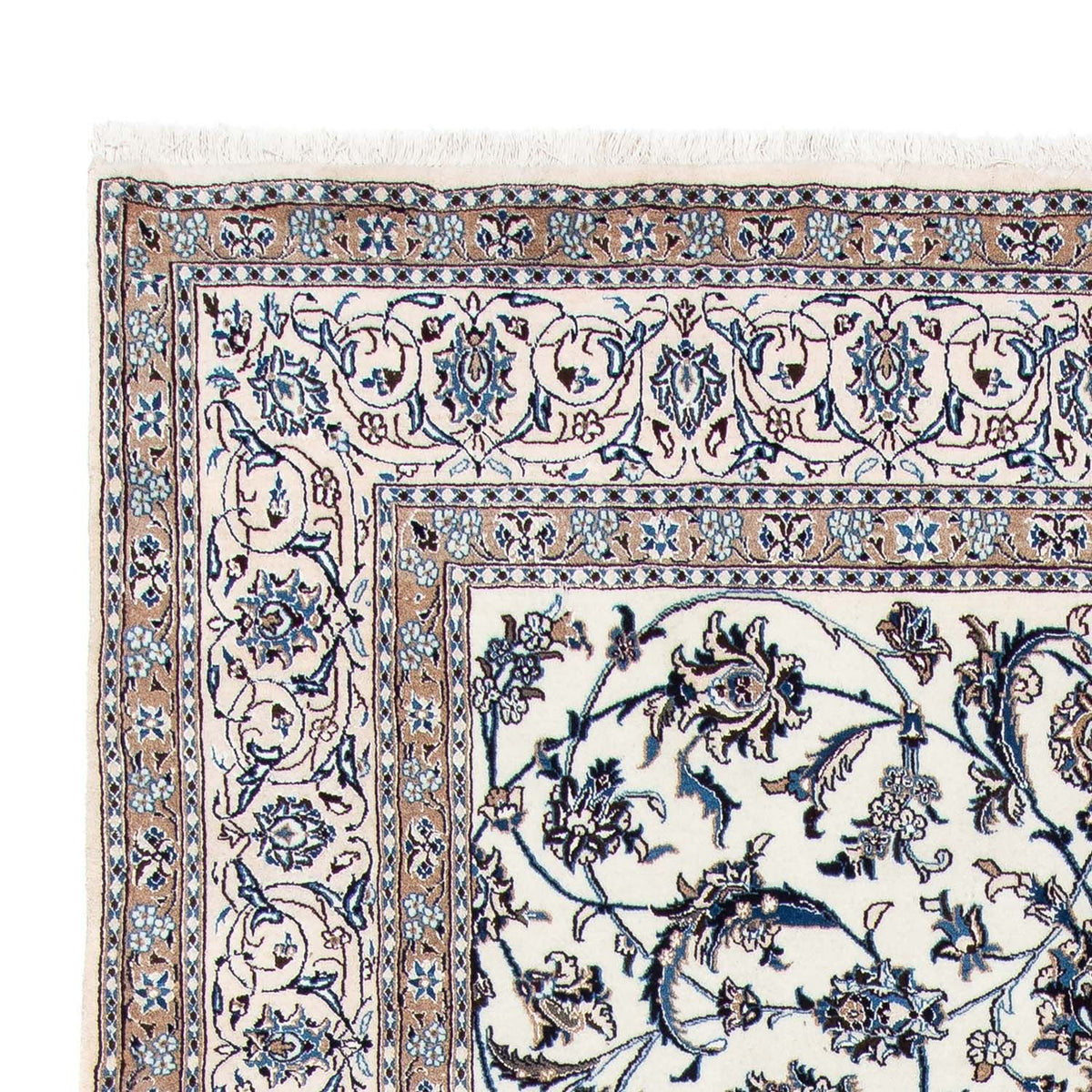 Dywan perski - Nain - Królewski - 292 x 206 cm - beżowy