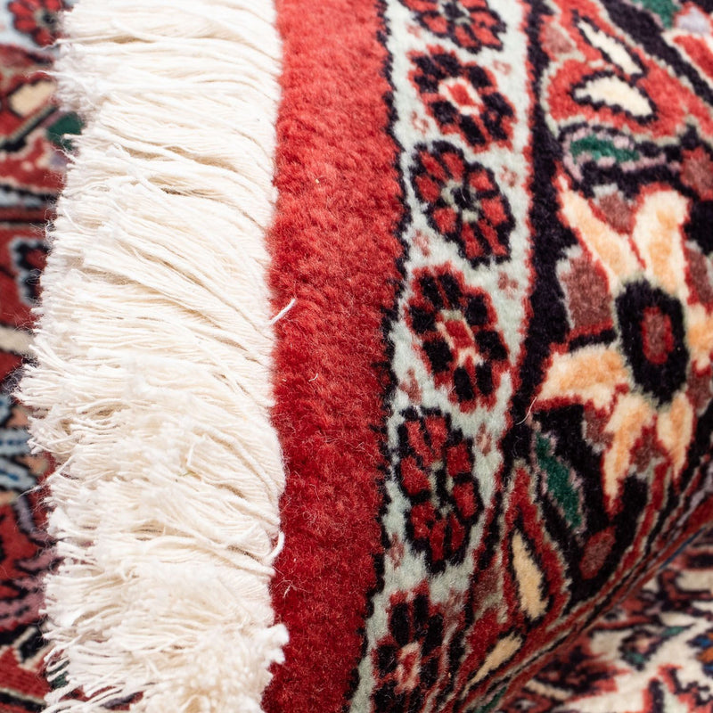 Dywan perski - Bijar okrągły  - 305 x 305 cm - czerwony