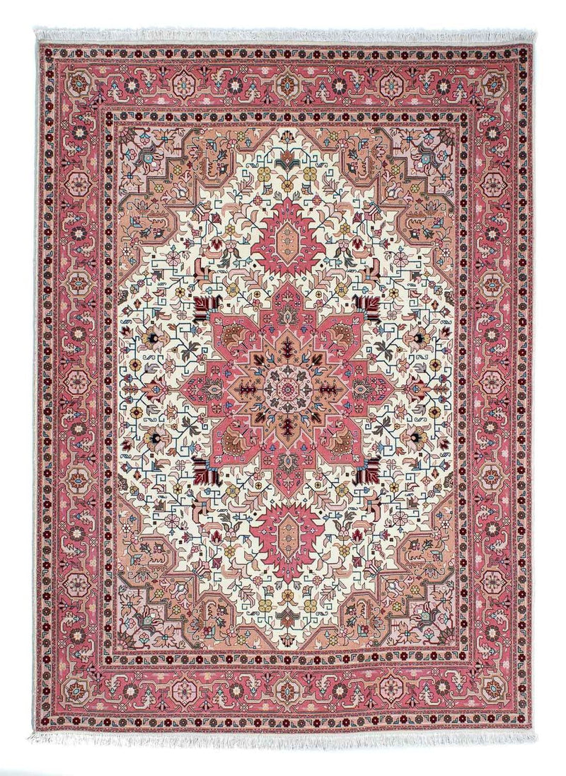 Dywan perski - Tabriz - Premium - 213 x 152 cm - beżowy