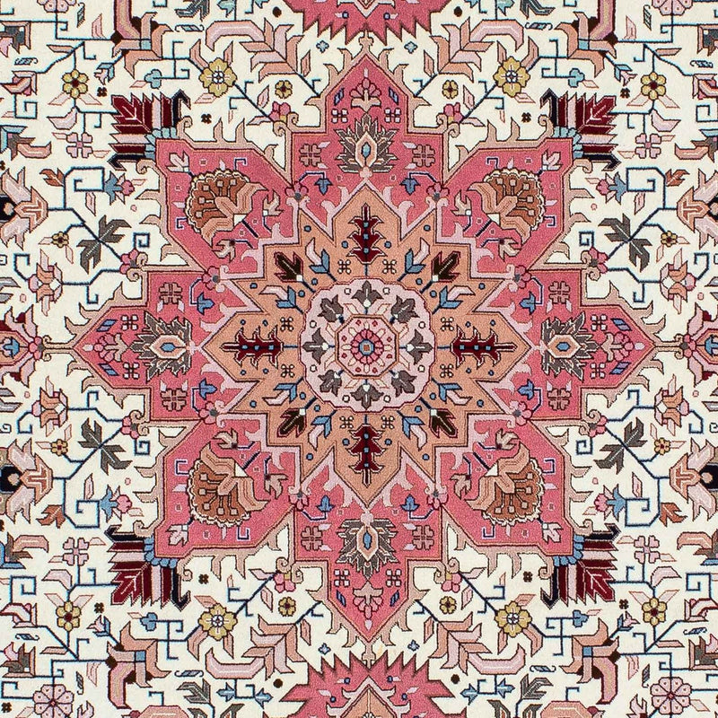 Dywan perski - Tabriz - Premium - 213 x 152 cm - beżowy