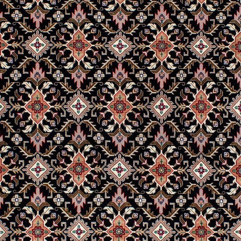 Dywan perski - Tabriz - Premium - 205 x 154 cm - ciemnoniebieski