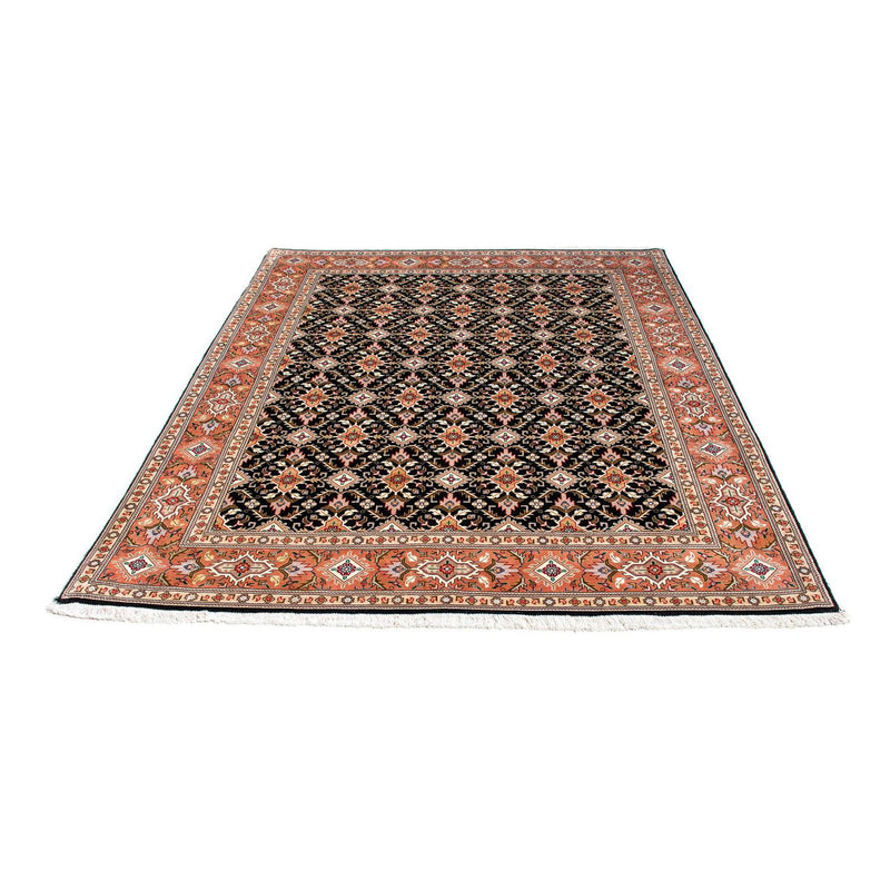 Dywan perski - Tabriz - Premium - 205 x 154 cm - ciemnoniebieski