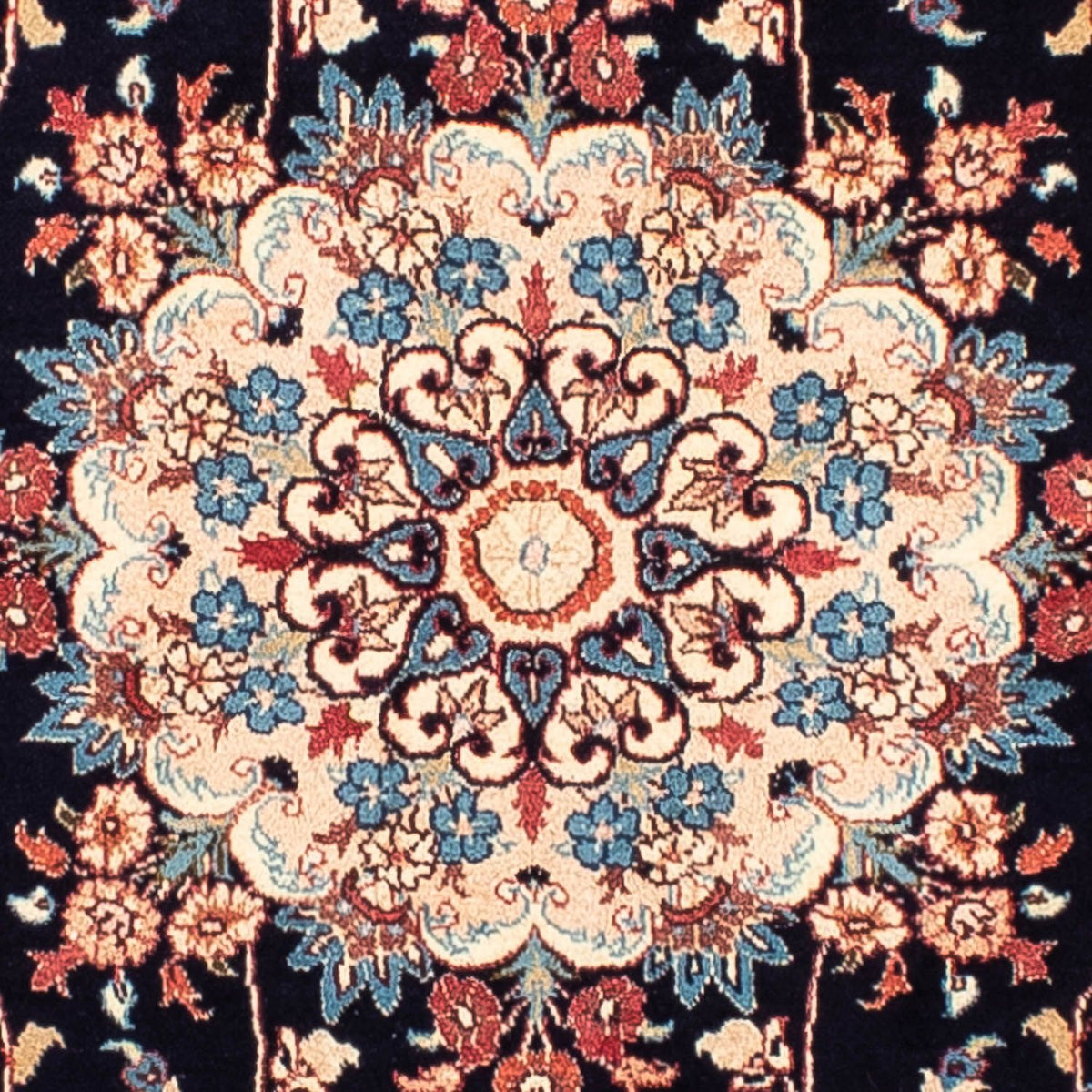 Dywan perski - Klasyczny - 298 x 196 cm - ciemnoniebieski