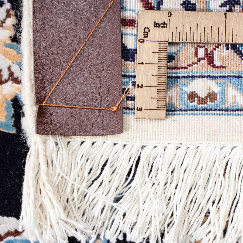 Dywan perski - Nain - Premium - 297 x 206 cm - ciemnoniebieski