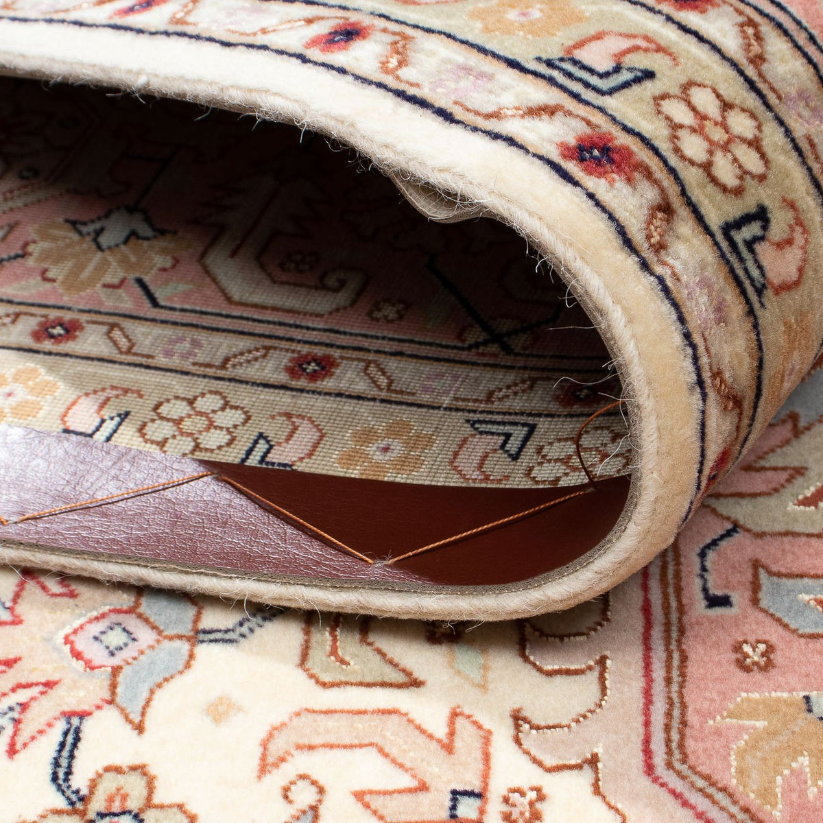 Dywan perski - Tabriz - Królewski - 323 x 200 cm - beżowy