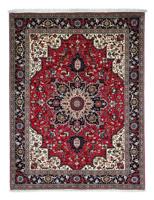 Dywan perski - Tabriz - Królewski - 206 x 151 cm - czerwony