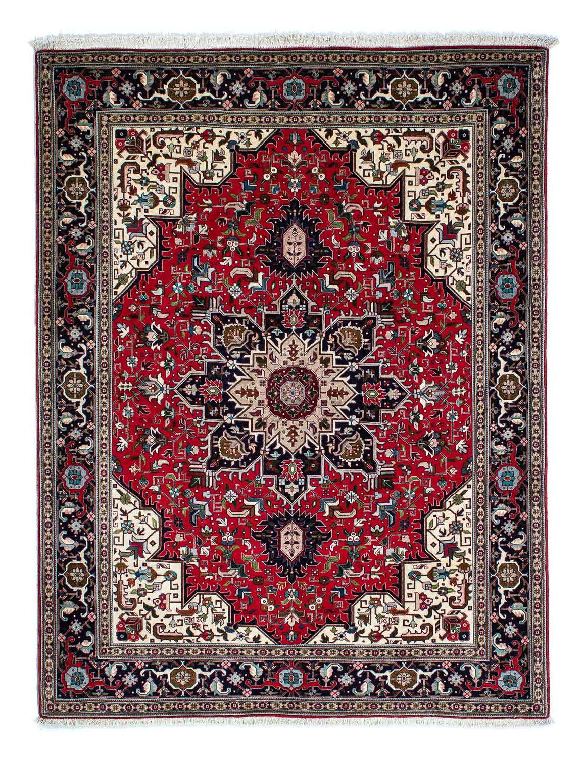 Dywan perski - Tabriz - Królewski - 206 x 151 cm - czerwony