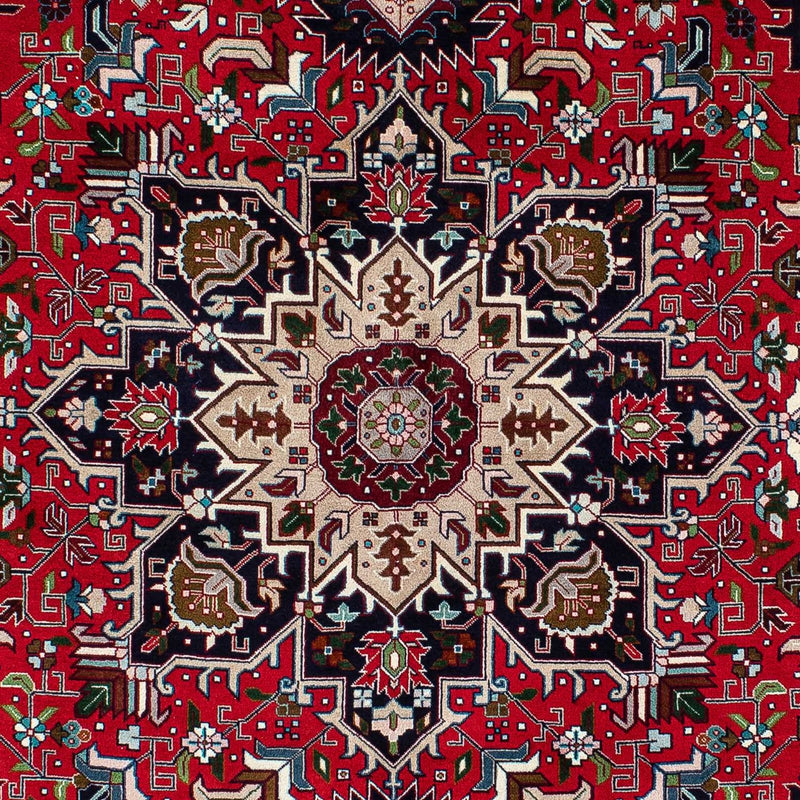 Dywan perski - Tabriz - Królewski - 206 x 151 cm - czerwony