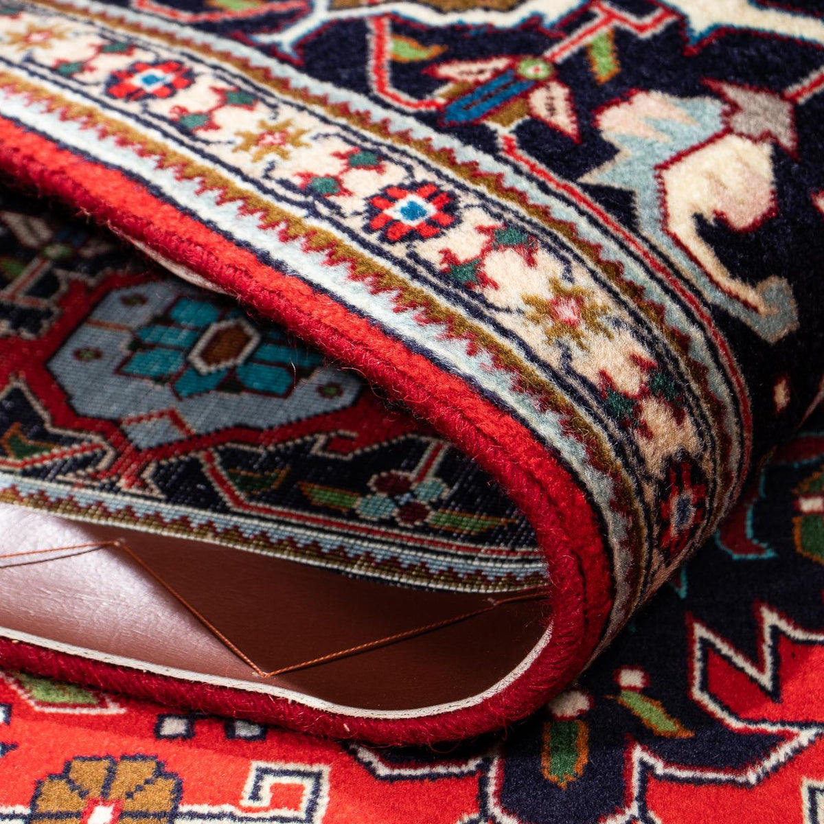 Dywan perski - Tabriz - Królewski - 206 x 151 cm - czerwony