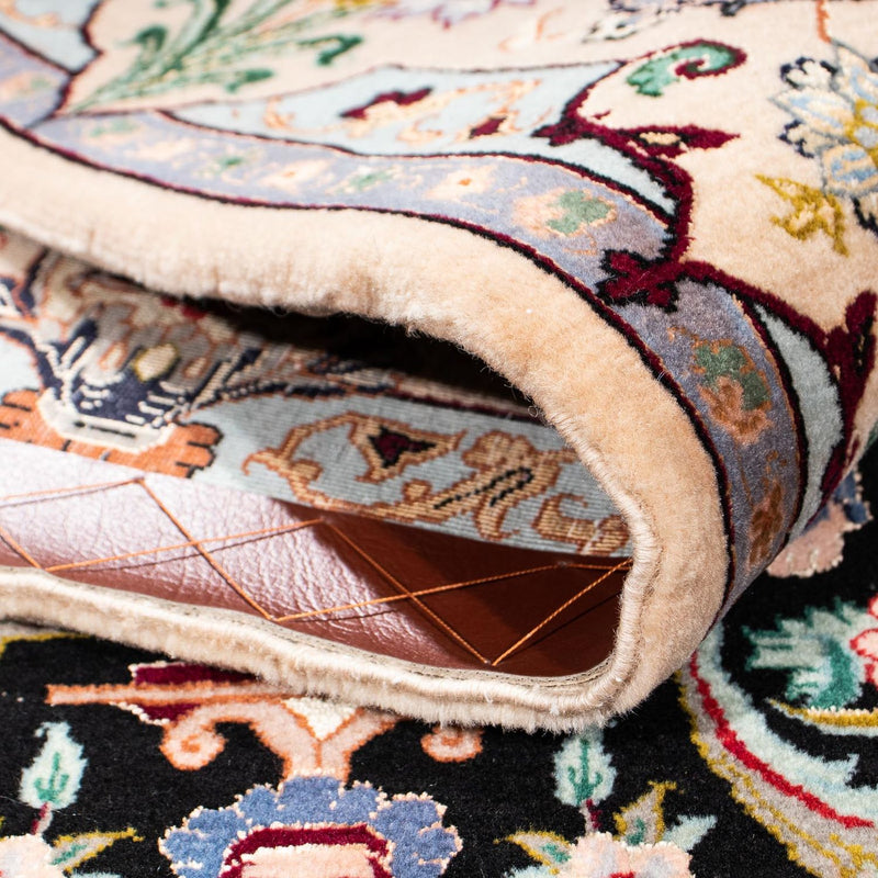 Dywan perski - Isfahan - Premium - 233 x 156 cm - ciemnoniebieski