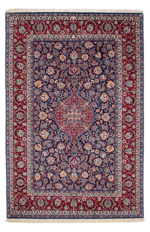 Dywan perski - Isfahan - Premium - 238 x 171 cm - ciemnoniebieski