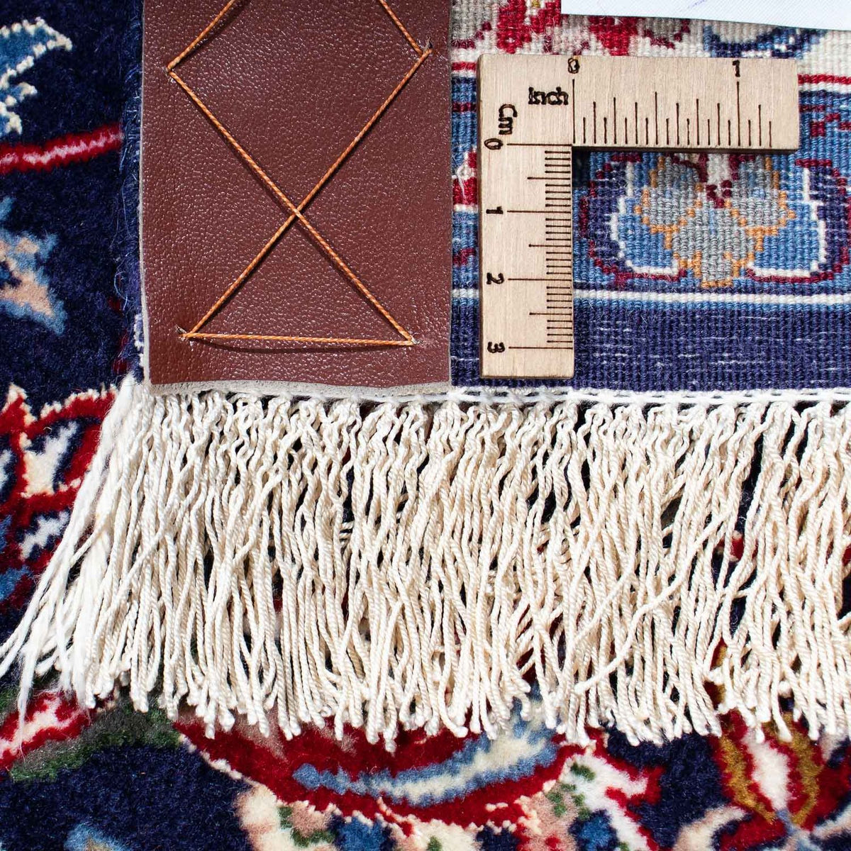 Dywan perski - Isfahan - Premium - 238 x 171 cm - ciemnoniebieski