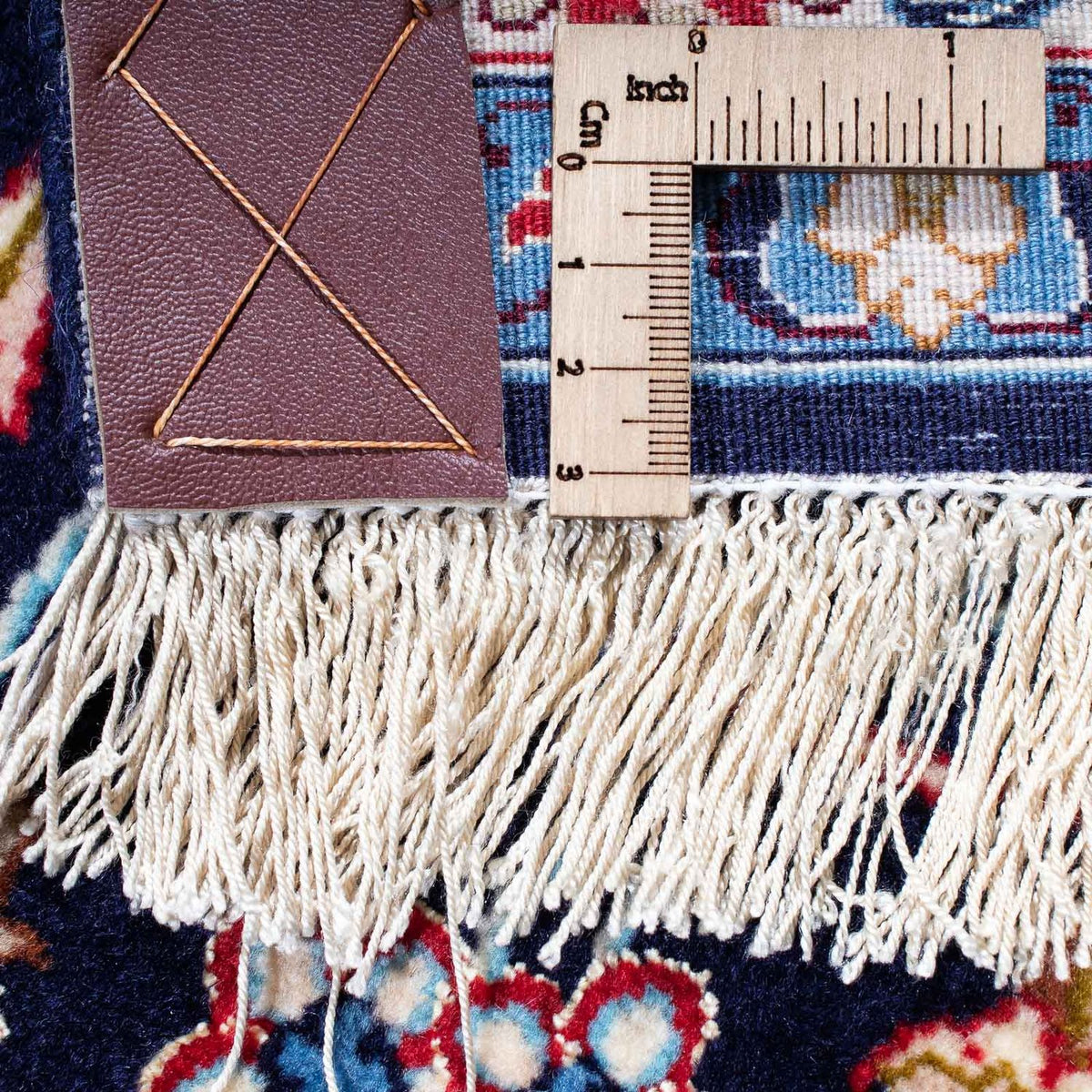 Dywan perski - Isfahan - Premium - 233 x 155 cm - ciemnoniebieski