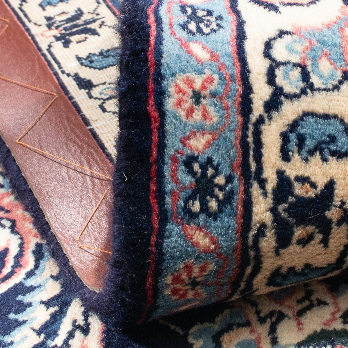 Dywan perski - Klasyczny - 252 x 194 cm - ciemnoniebieski