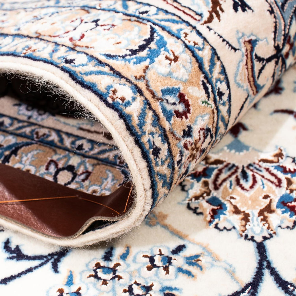 Dywan perski - Nain - Premium - 262 x 177 cm - beżowy