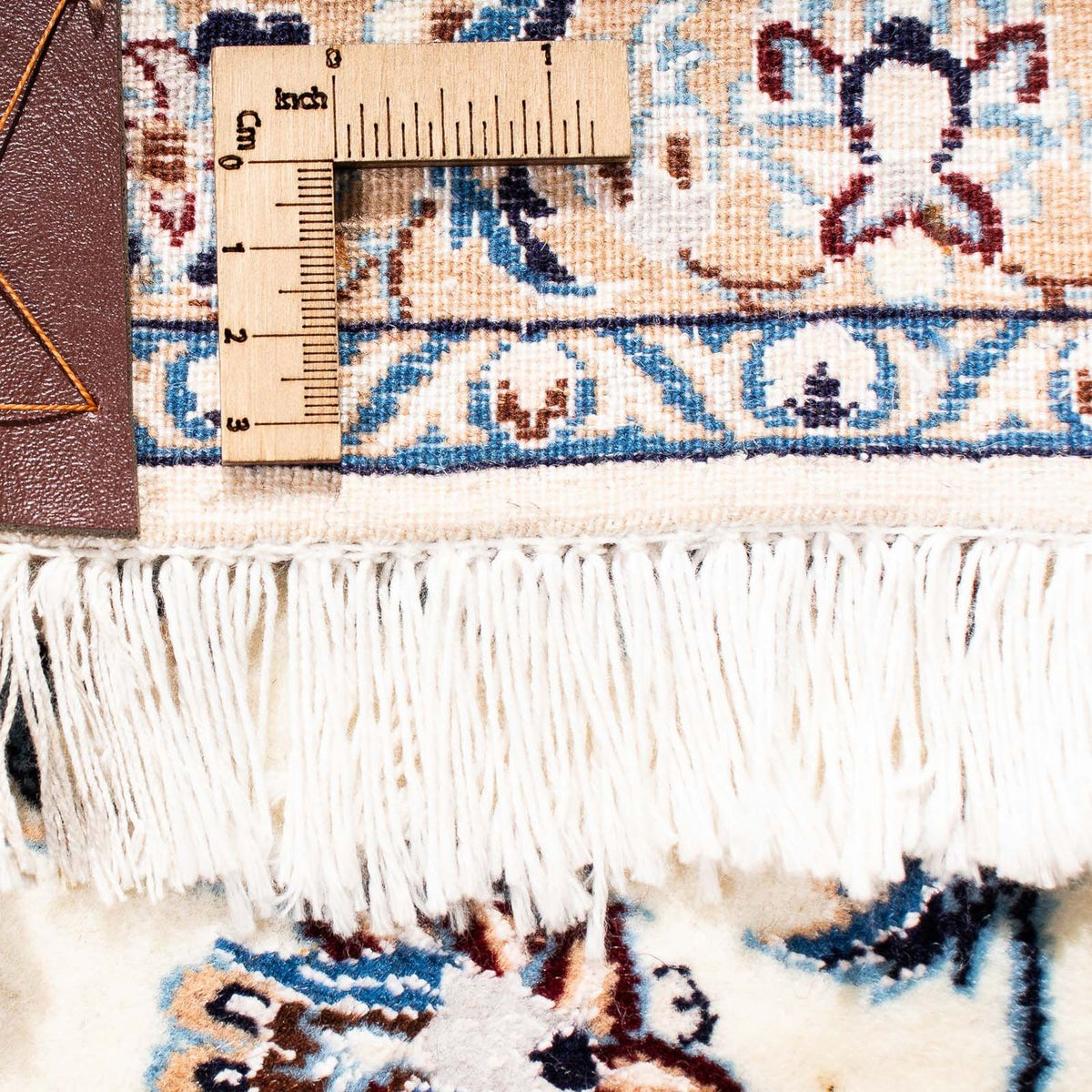 Dywan perski - Nain - Premium - 262 x 177 cm - beżowy