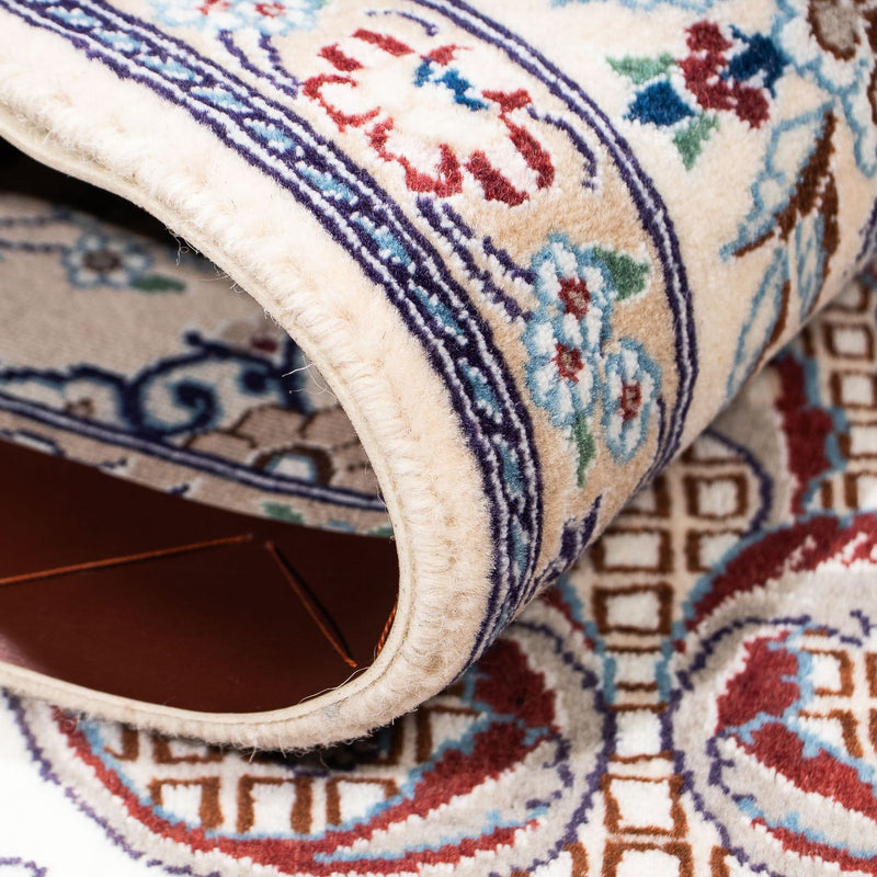 Dywan perski - Nain - Królewski - 236 x 153 cm - beżowy