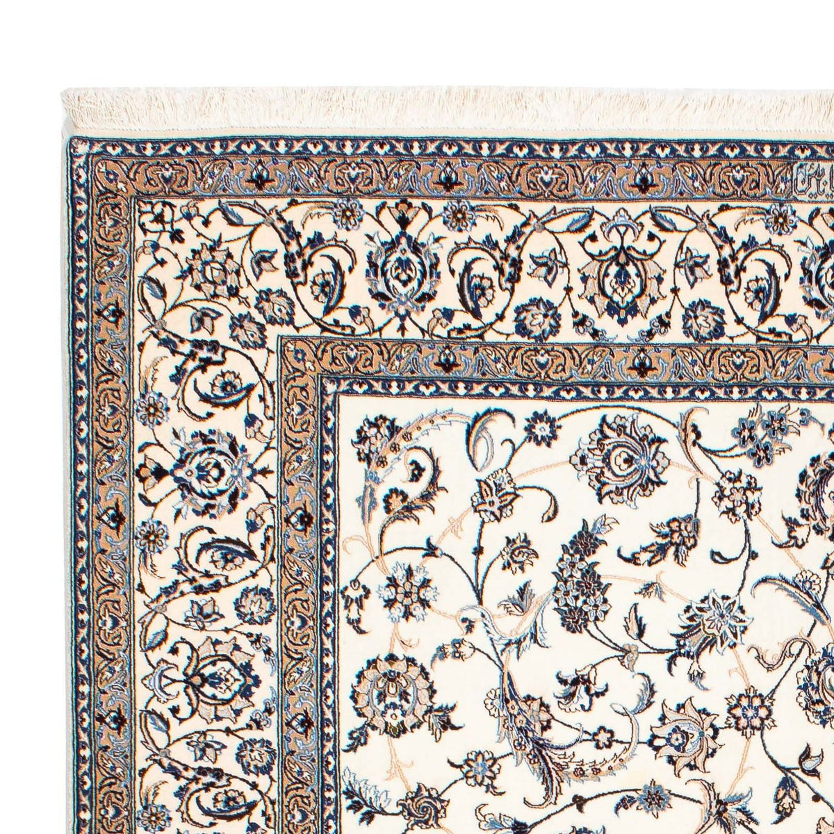 Dywan perski - Nain - Premium - 255 x 172 cm - beżowy