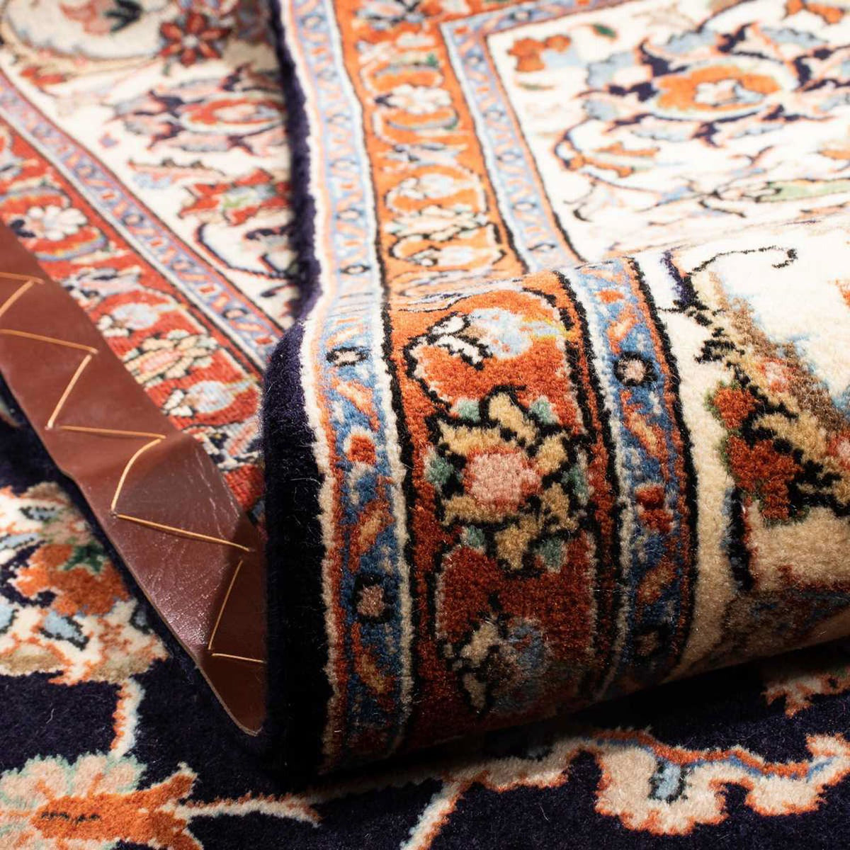 Dywan perski - Klasyczny - 286 x 195 cm - ciemnoniebieski