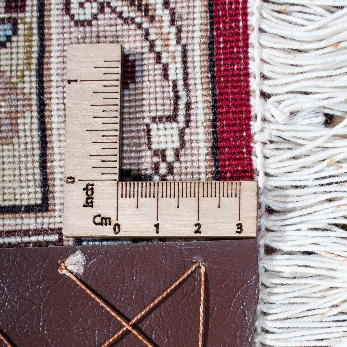 Dywan perski - Tabriz - Królewski - 198 x 155 cm - ciemna czerwień