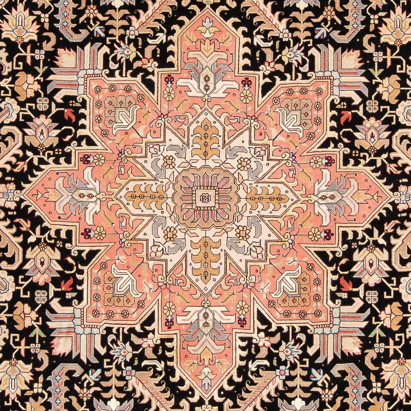 Dywan perski - Tabriz - Królewski - 311 x 204 cm - ciemnoniebieski