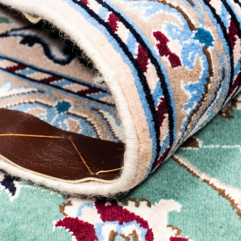 Dywan perski - Nain - Królewski - 302 x 200 cm - zielona