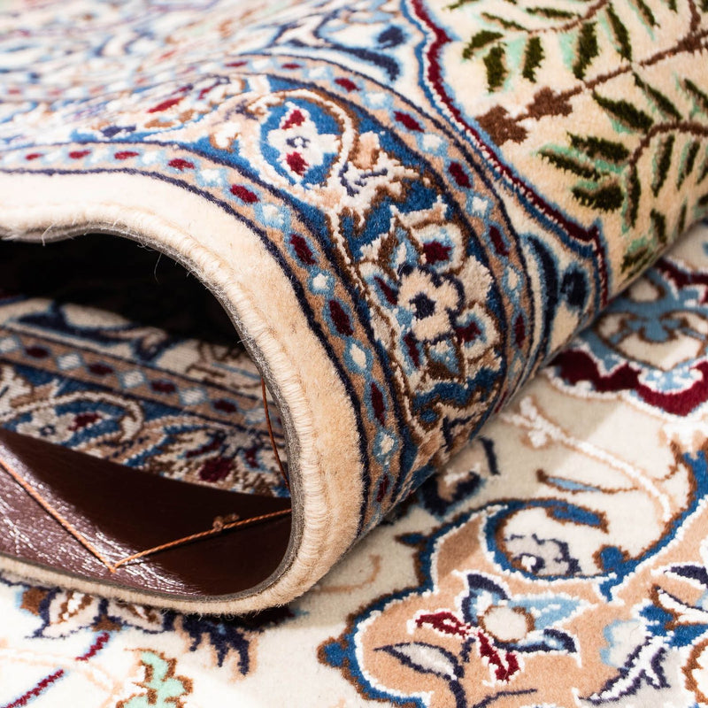 Dywan perski - Nain - Królewski - 240 x 151 cm - beżowy