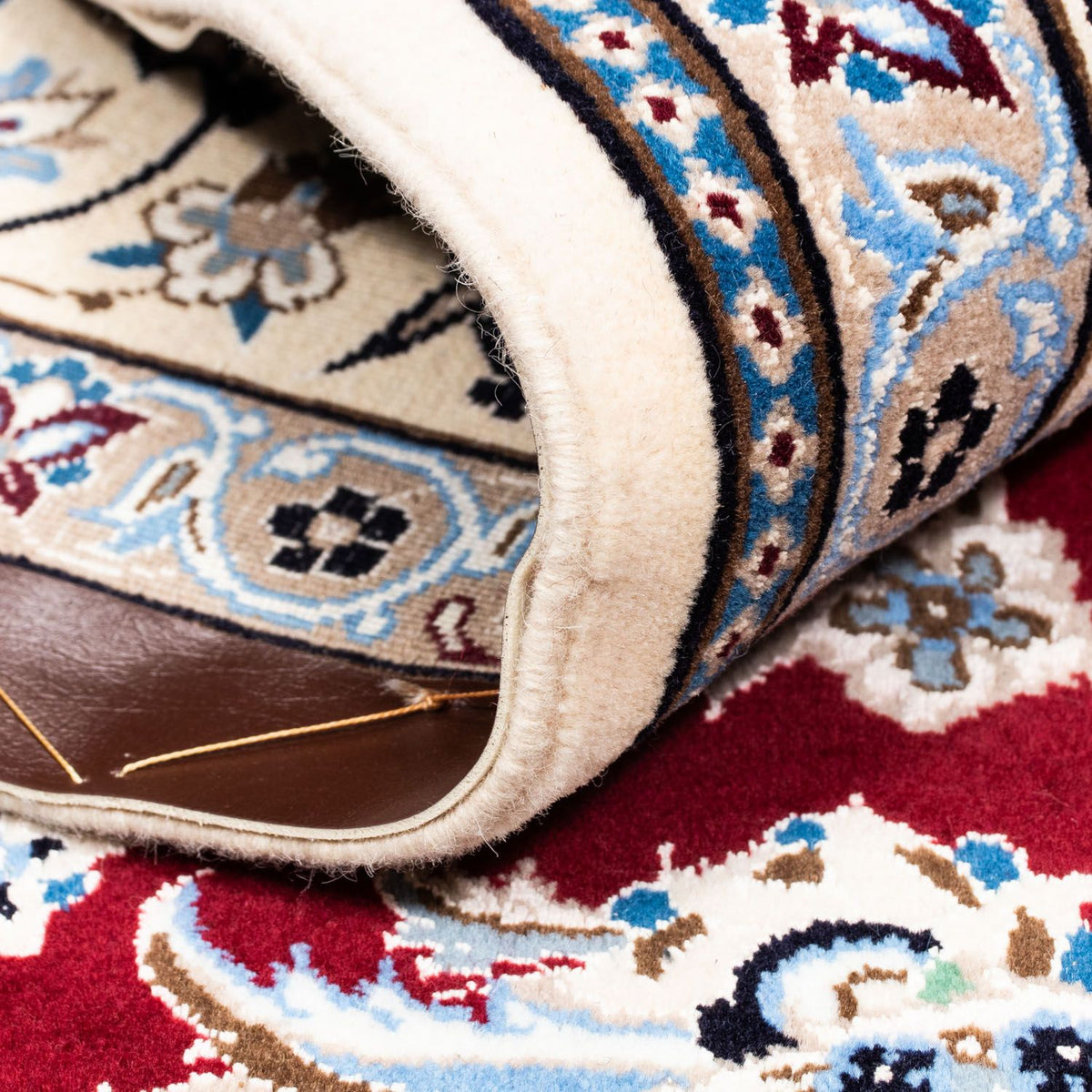 Dywan perski - Nain - Królewski - 298 x 206 cm - ciemna czerwień