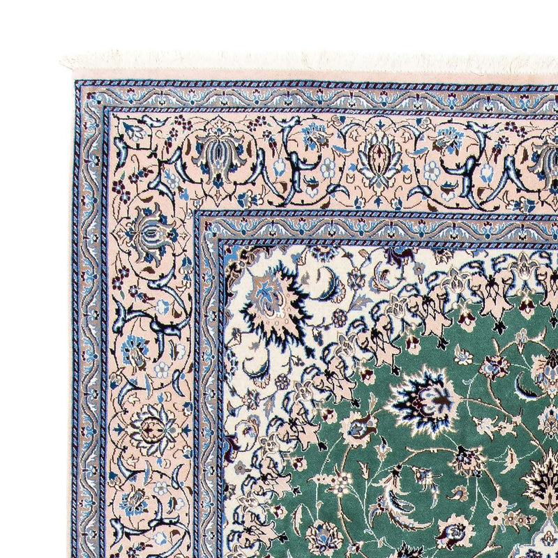 Dywan perski - Nain - Królewski - 293 x 198 cm - zielona