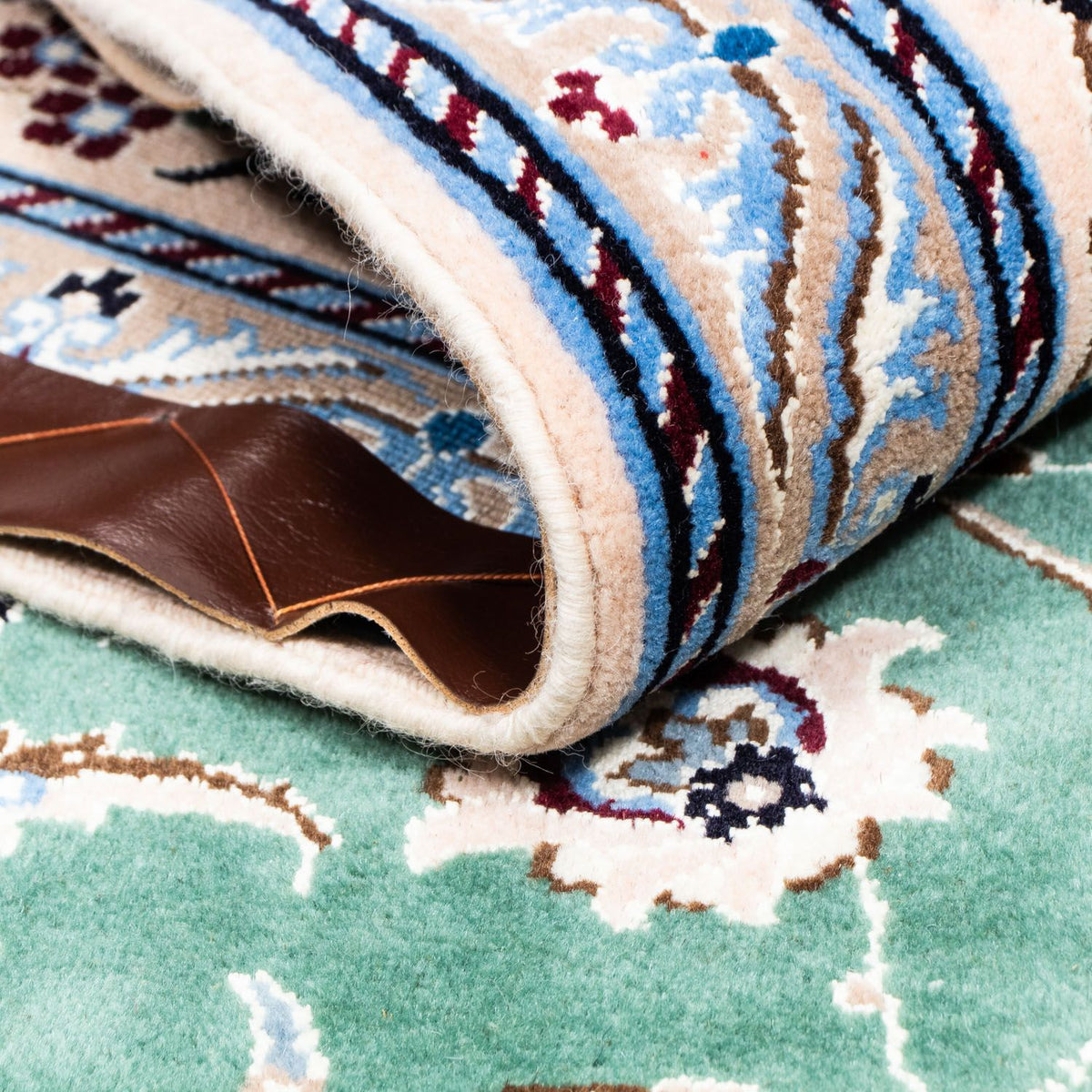 Dywan perski - Nain - Królewski - 293 x 198 cm - zielona