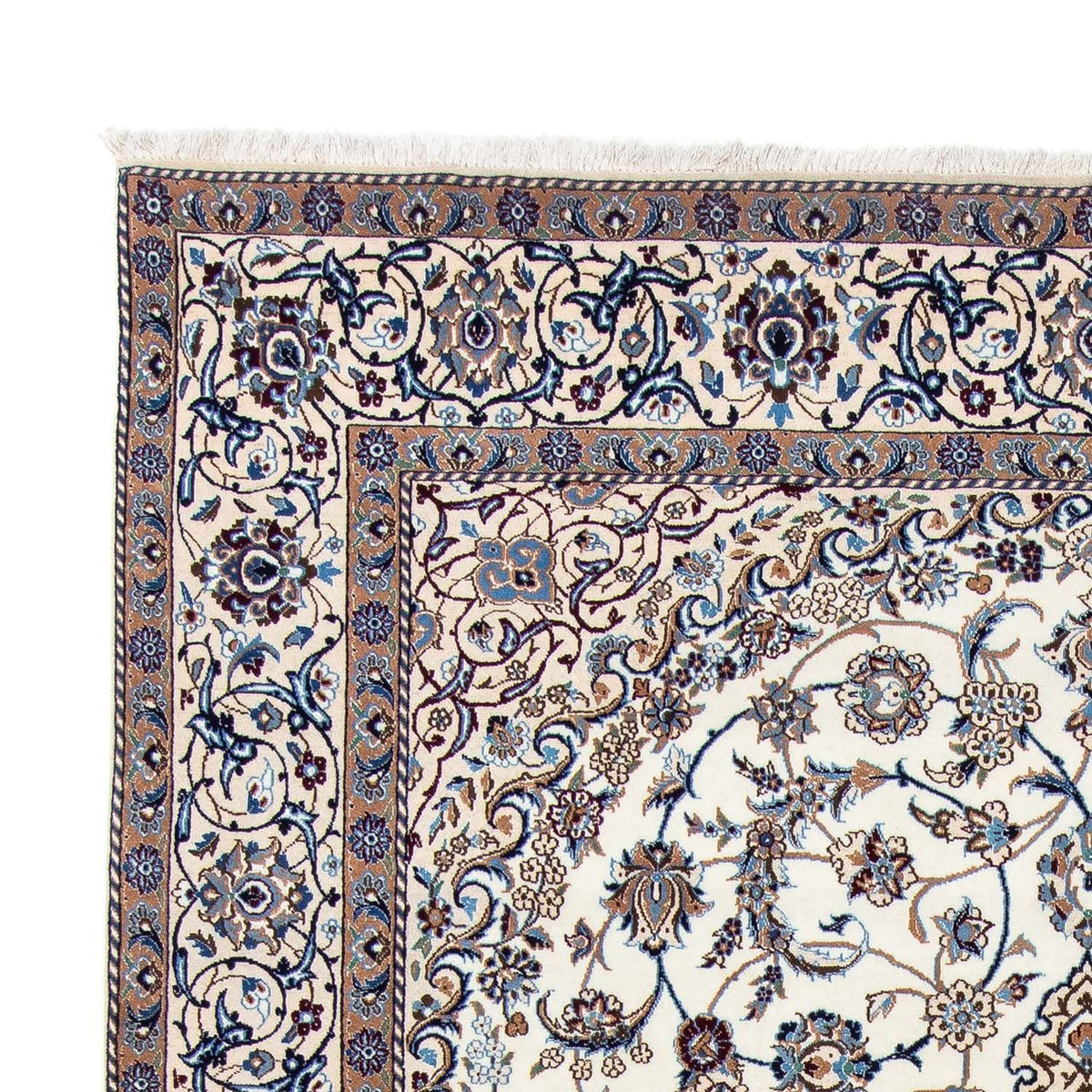 Dywan perski - Nain - Królewski - 315 x 203 cm - beżowy