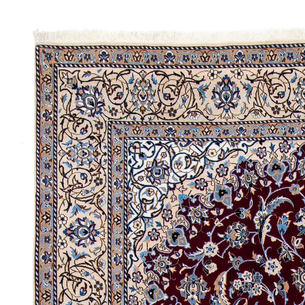 Dywan perski - Nain - Królewski - 305 x 204 cm - czerwony