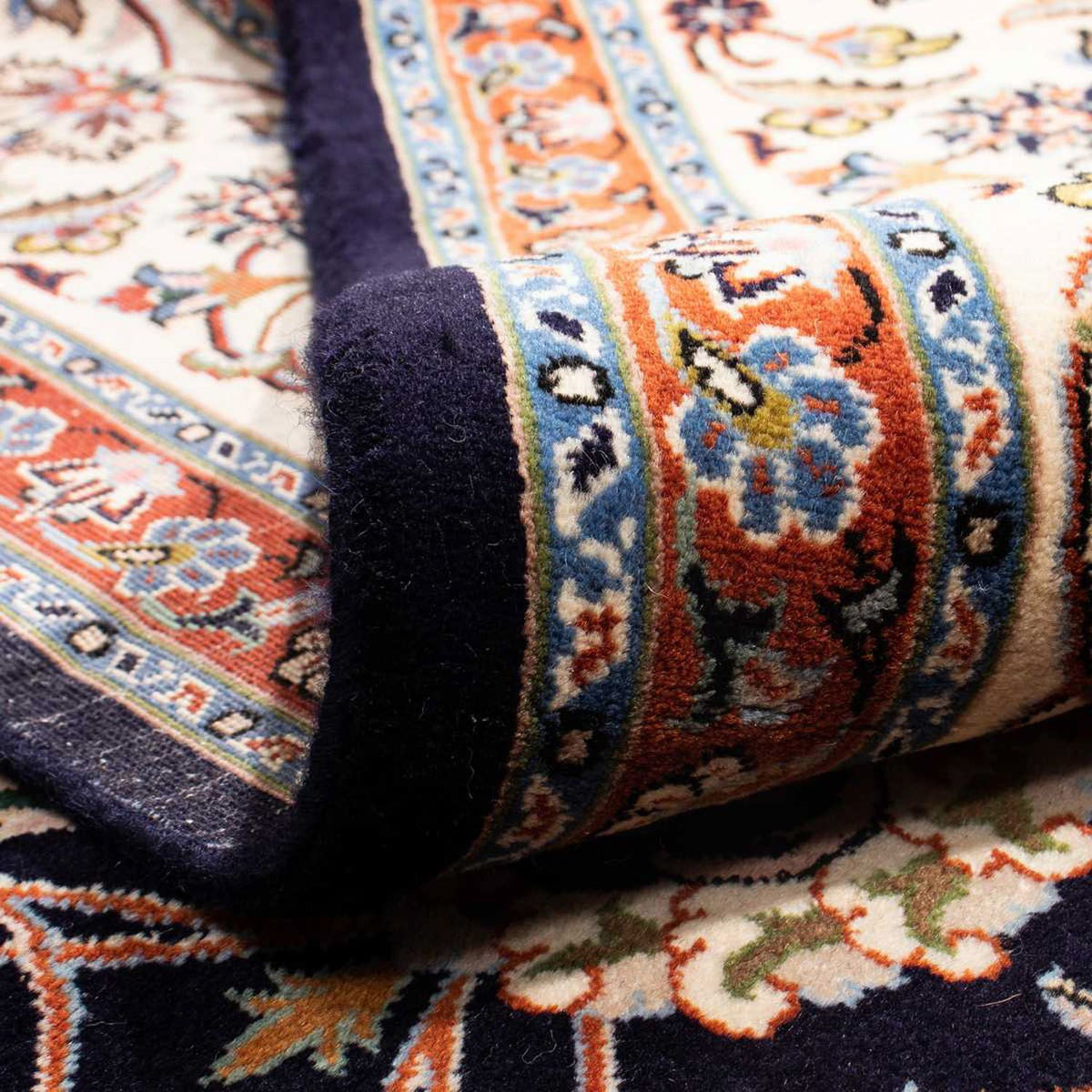 Dywan perski - Klasyczny - 295 x 196 cm - ciemnoniebieski