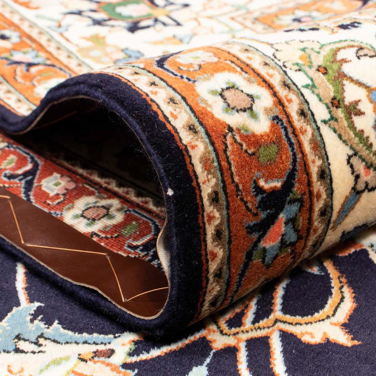 Dywan perski - Klasyczny - 278 x 213 cm - ciemnoniebieski