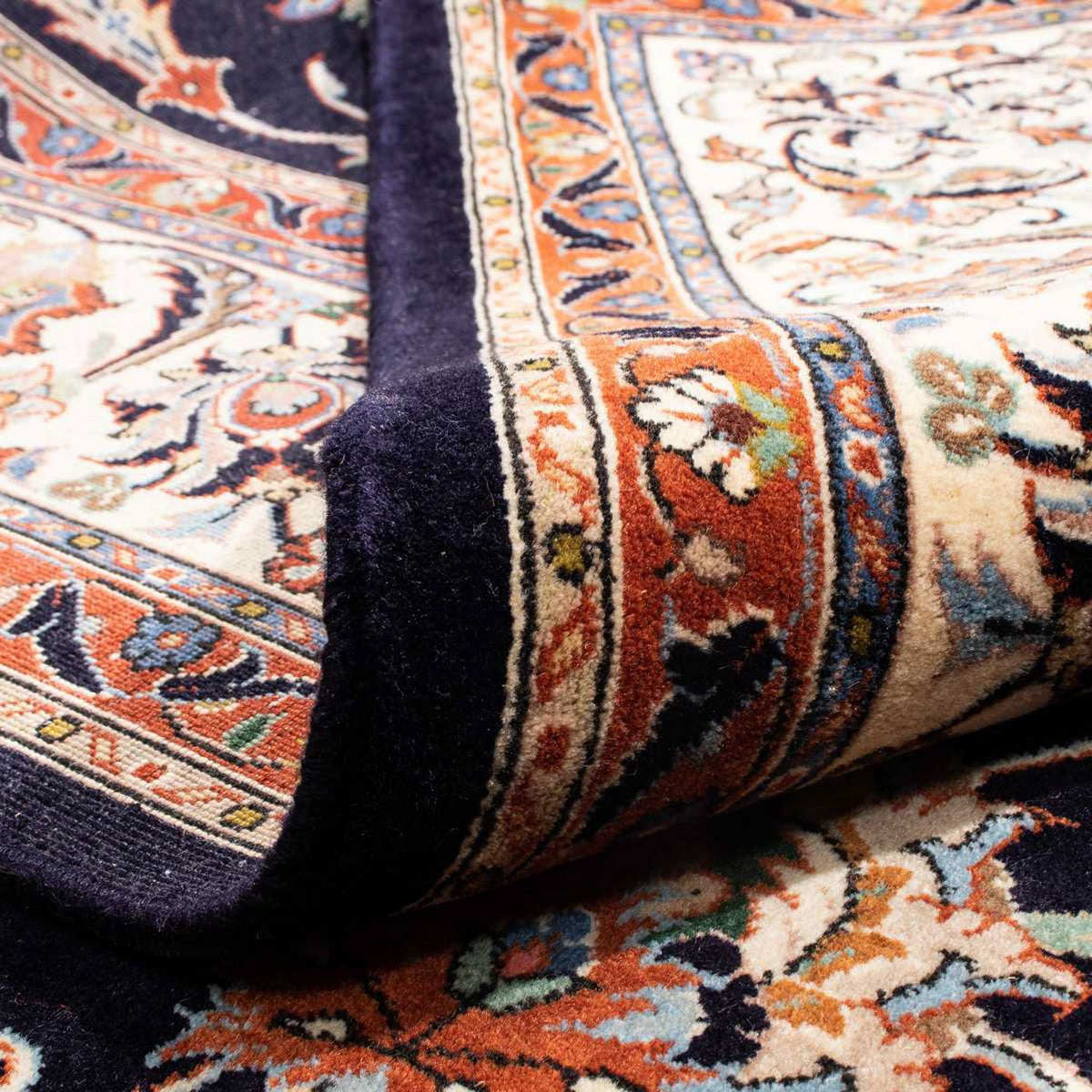 Dywan perski - Klasyczny - 282 x 218 cm - ciemnoniebieski