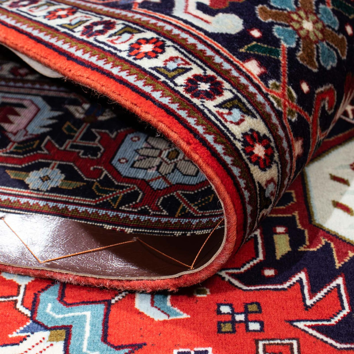 Dywan perski - Tabriz - Królewski - 212 x 154 cm - ciemna czerwień