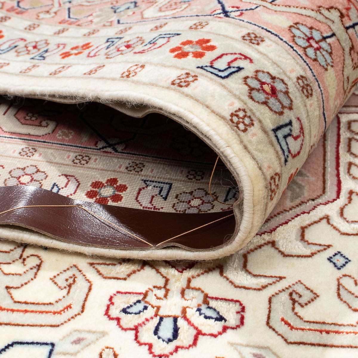 Dywan perski - Tabriz - Królewski - 310 x 204 cm - beżowy