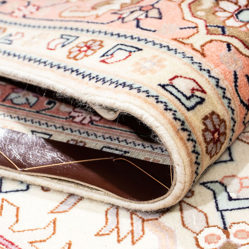 Dywan perski - Tabriz - Królewski - 208 x 156 cm - beżowy