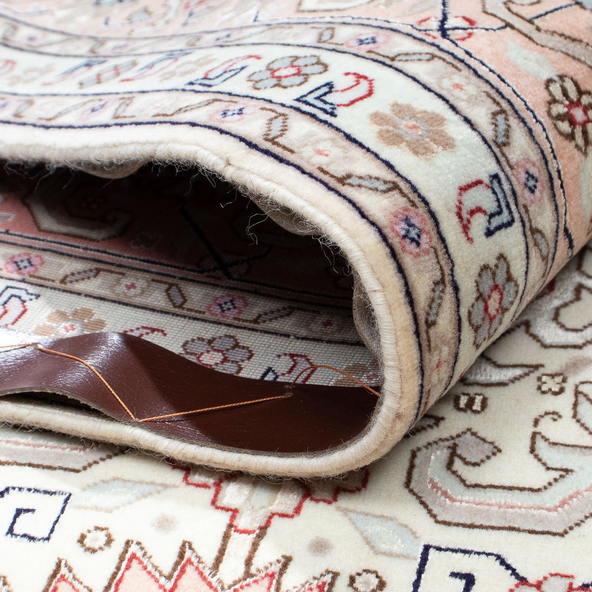 Dywan perski - Tabriz - Królewski - 304 x 212 cm - beżowy