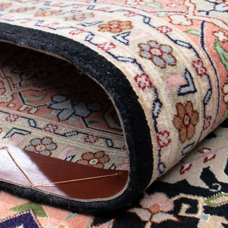 Dywan perski - Tabriz - Królewski - 300 x 204 cm - ciemnoniebieski