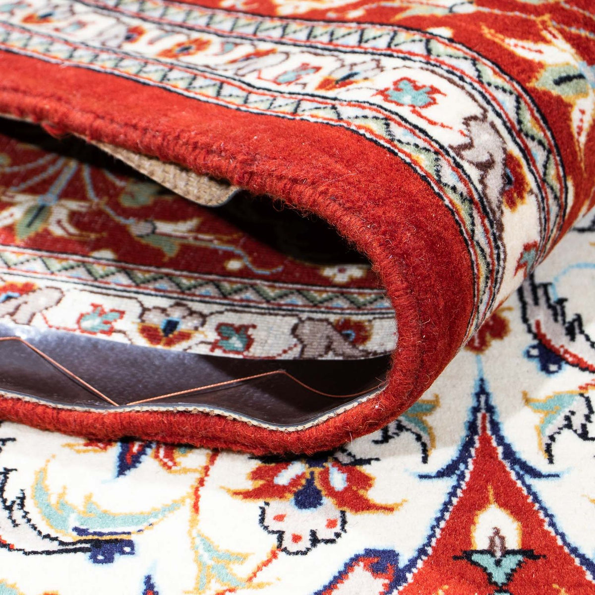 Dywan perski - Ghom - 261 x 156 cm - beżowy