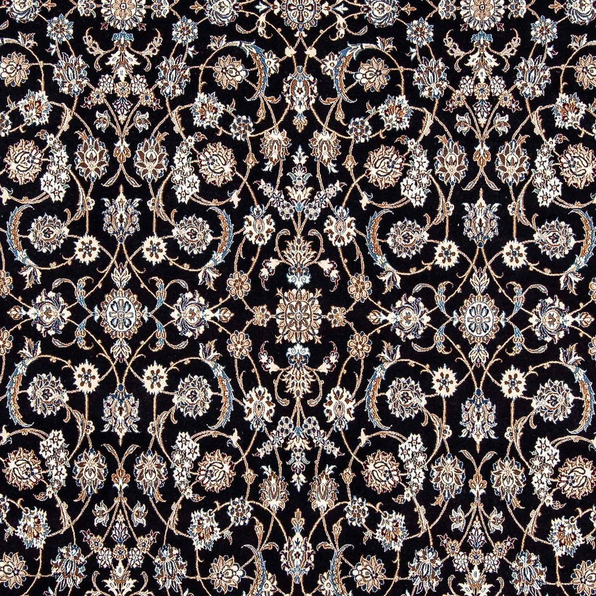 Dywan perski - Nain - Premium - 303 x 202 cm - ciemnoniebieski