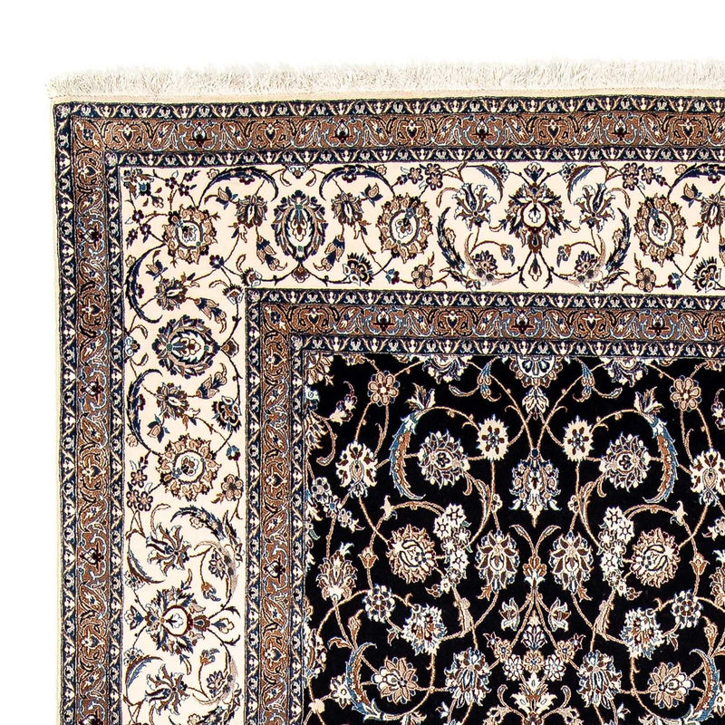 Dywan perski - Nain - Premium - 303 x 202 cm - ciemnoniebieski