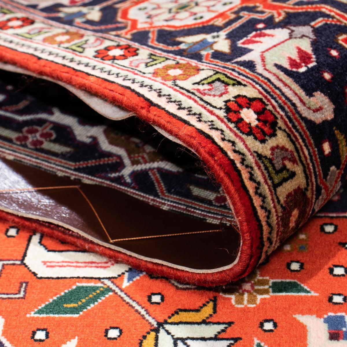 Dywan perski - Tabriz - Królewski - 205 x 152 cm - ciemna czerwień